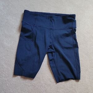 Women's Navy Lululemon Bike Shorts